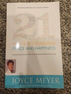 Joyce Meyer "21 Ways to Finding Peace and Happiness" Paperback
